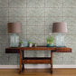 Susanna Teal Vintage Tin Tile Wallpaper