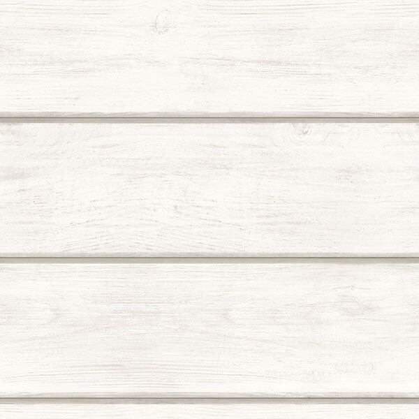 Cassidy Off White Wood Planks Wallpaper