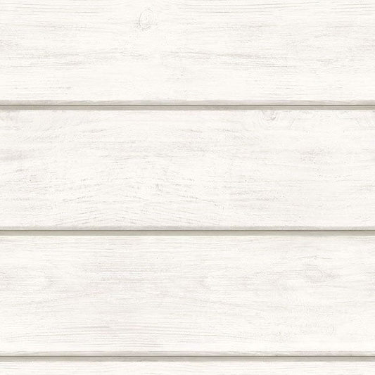 Cassidy Off White Wood Planks Wallpaper