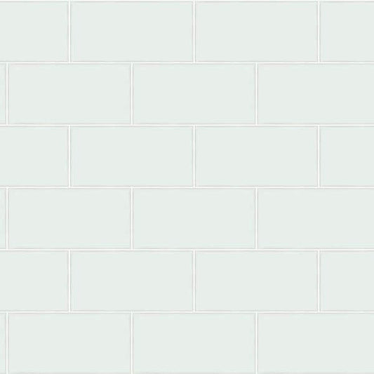 Freedom Mint Subway Tile Wallpaper
