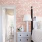 Spinney Rose Rose Toile Wallpaper