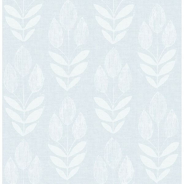 Garland Light Blue Block Tulip Wallpaper