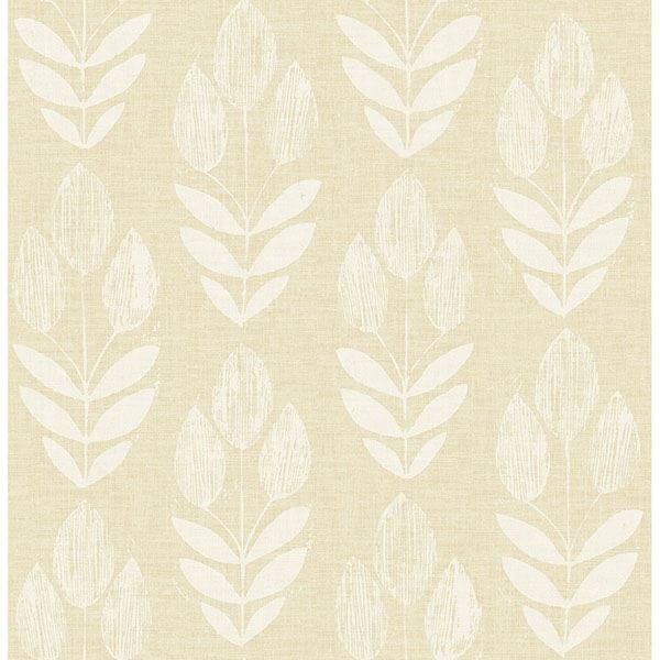 Garland Wheat Block Tulip Wallpaper