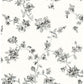 Cyrus Black Festive Floral Wallpaper