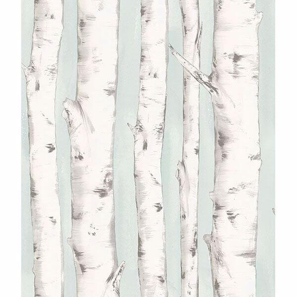 Pioneer Light Blue Birch Tree Wallpaper