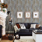 Chebacco Grey Wooden Planks Wallpaper