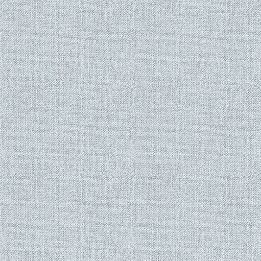 Waylon Blue Faux Fabric Wallpaper