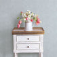 Waylon Blue Faux Fabric Wallpaper