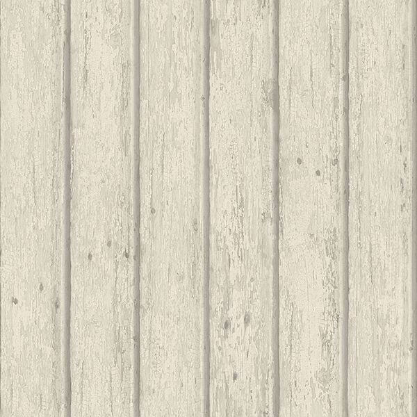 Jack Beige Weathered Clapboards Wallpaper