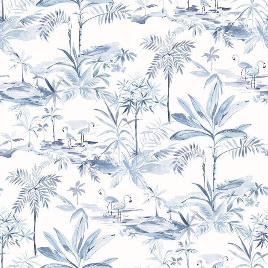 Lagoon Blue Scenic Island Wallpaper