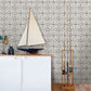 Sonoma Black Beach Tile Wallpaper