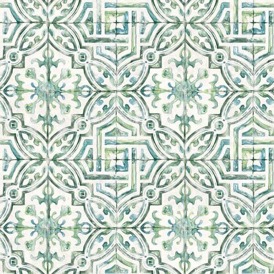 Sonoma Green Beach Tile Wallpaper