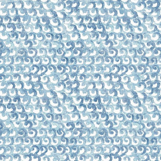 Saltwater Aqua Wave Wallpaper