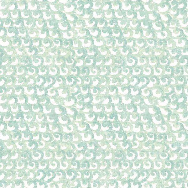 Saltwater Teal Wave Wallpaper