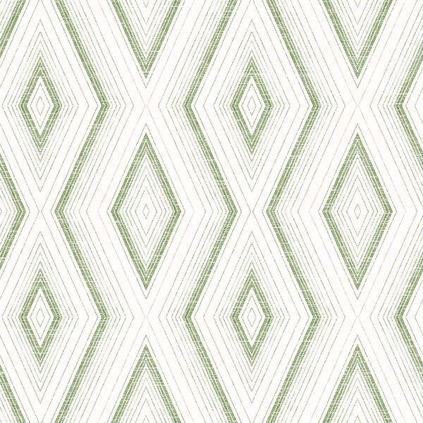 Santa Green Green Geometric Wallpaper