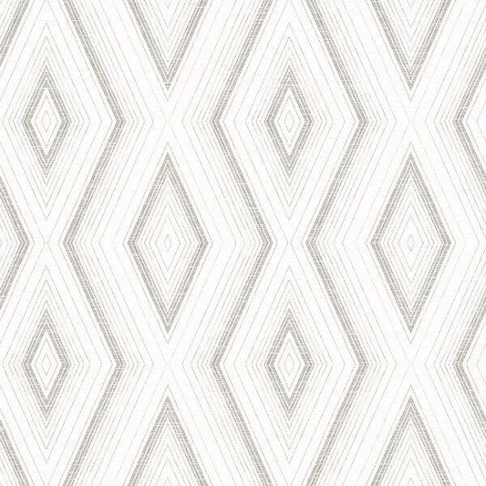 Santa Grey Grey Geometric Wallpaper