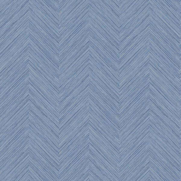 Caladesi Blue Linen Wallpaper