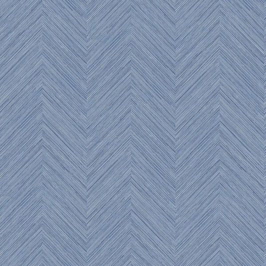 Caladesi Blue Linen Wallpaper