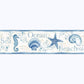 Island Bay Blue Starfish Wallpaper