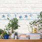 Island Bay Blue Starfish Wallpaper