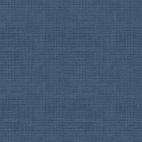 Nimmie Navy Woven Grasscloth Wallpaper
