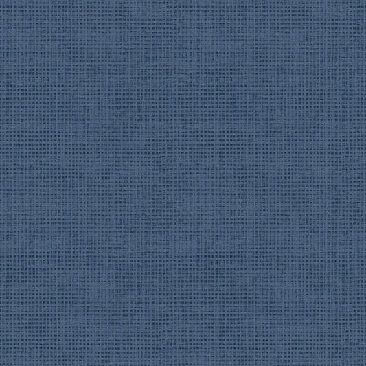 Nimmie Navy Woven Grasscloth Wallpaper