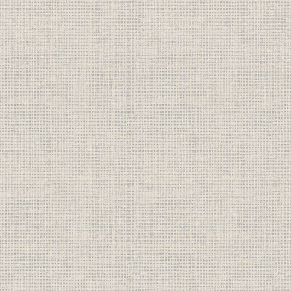 Nimmie Light Grey Woven Grasscloth Wallpaper