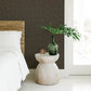 Kaliko Charcoal Wood Herringbone Wallpaper