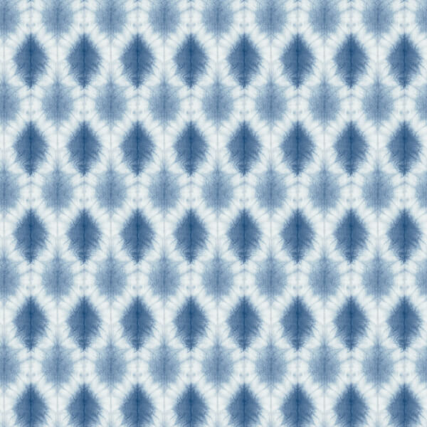 Mombi Navy Diamond Shibori Wallpaper