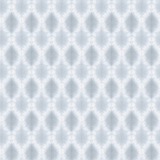Mombi Light Blue Diamond Shibori Wallpaper