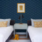 Yoop Dark Blue Dog Wallpaper
