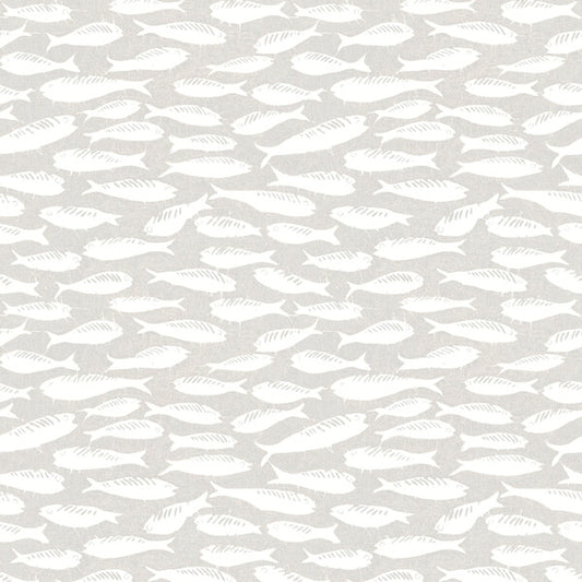 Nunkie Light Grey Sardine Wallpaper