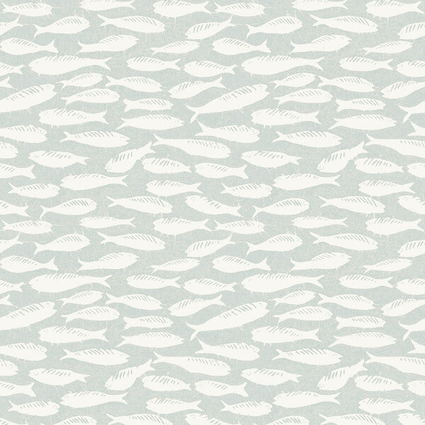 Nunkie Light Blue Sardine Wallpaper