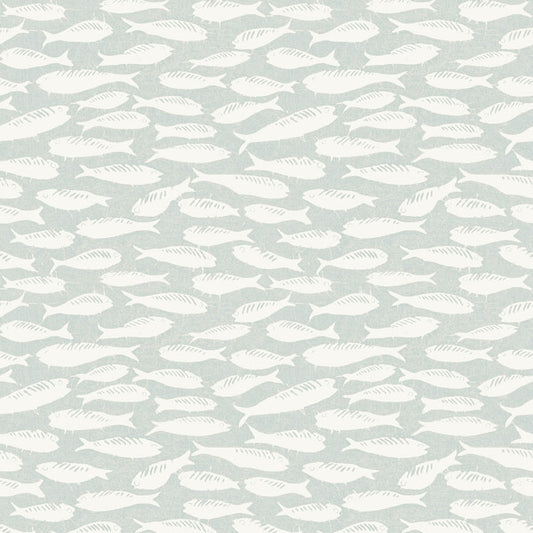 Nunkie Light Blue Sardine Wallpaper