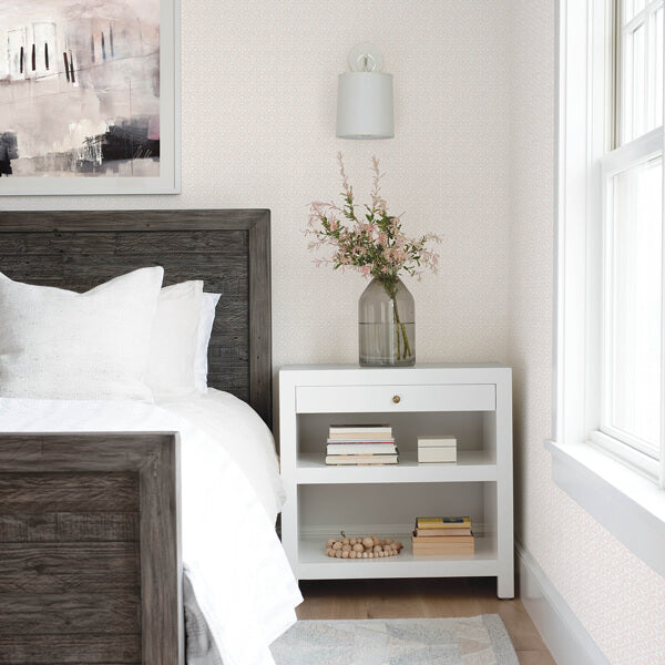 Jellia Pink Petal Geometric Wallpaper