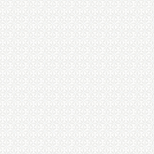 Jellia Grey Petal Geometric Wallpaper