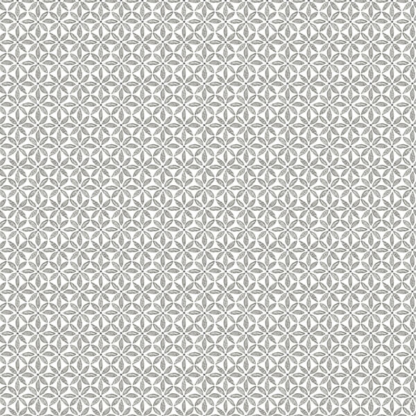Jellia Charcoal Petal Geometric Wallpaper