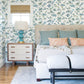 Jinjur Teal Bird Trail Wallpaper