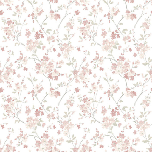 Glinda Rose Floral Trail Wallpaper