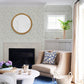 Glinda Aqua Floral Trail Wallpaper