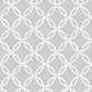 Quelala Grey Ring Ogee Wallpaper
