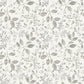Tinker Grey Woodland Botanical Wallpaper