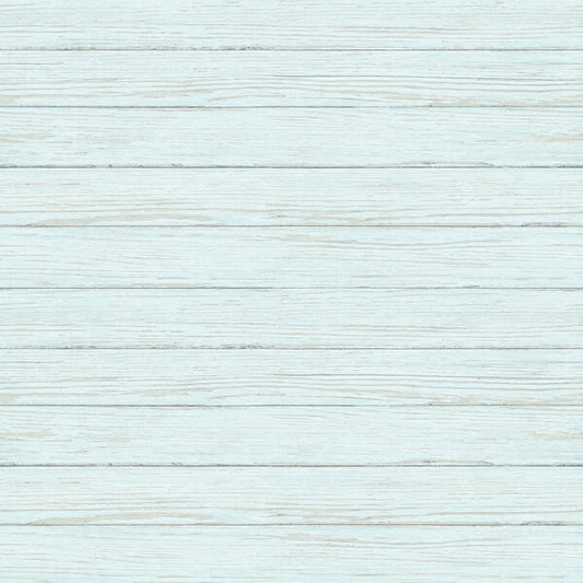 Ozma Aqua Wood Plank Wallpaper