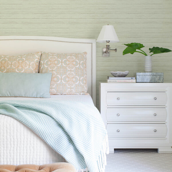 Ozma Sage Wood Plank Wallpaper