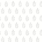 Ervic Light Grey Leaf Block Print Wallpaper