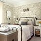 French Nightingale Brown Trail Wallpaper