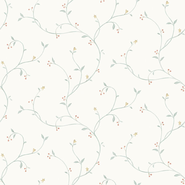 Kurt Seafoam Tin Star Trail Wallpaper