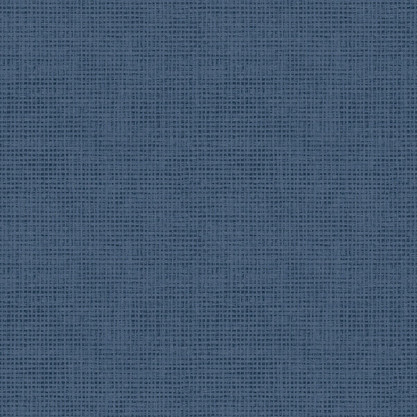 Nimmie Navy Navy Basketweave Wallpaper