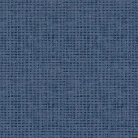 Nimmie Navy Navy Basketweave Wallpaper