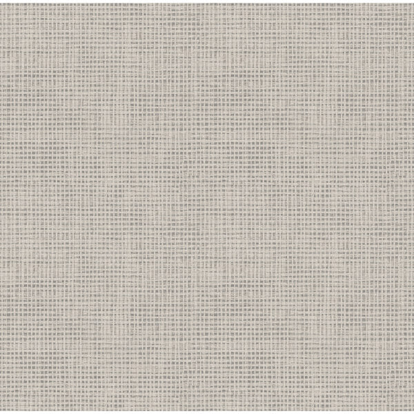 Nimmie Grey Basketweave Wallpaper